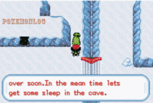 sleep in the cave