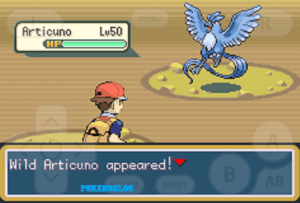 wild articuno appeared