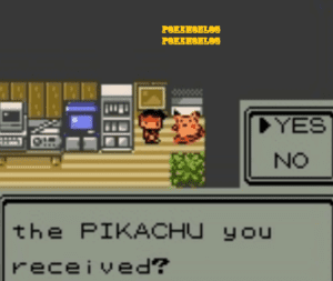 confirming that the pikachu is received or not