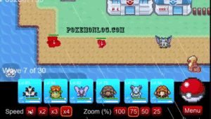 pokemon tower defense free gameplay