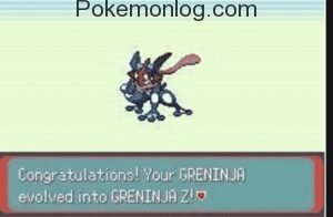 your greninja evovled into z