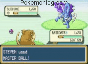 steven used master ball