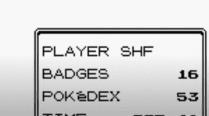 Player Shift Badges and Pokedex