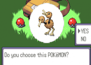 do you choose this pokemon