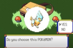 do you choose this pokemon