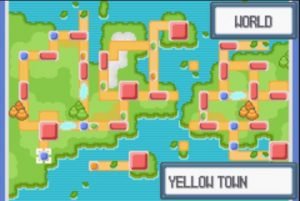 Yellow town map