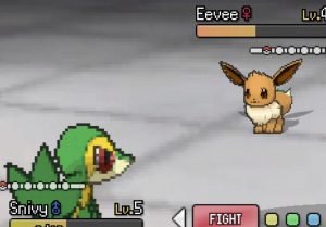 Eevee and Snivy