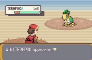 TeraPok Pokemon is appearing