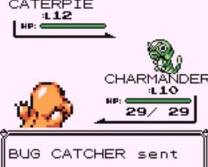 Caterpie and Charmander