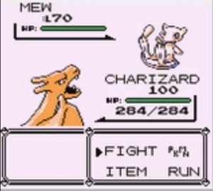 mew and Charizard