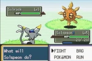 Solrock and Solspeon