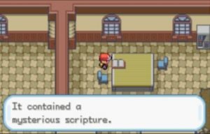 mysterious scripture