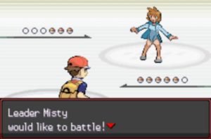 Leader misty would like to battle