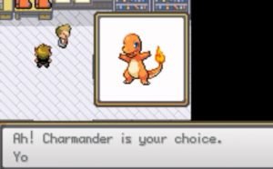 charmander appears